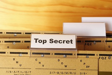 Image showing top secret