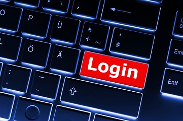 Image showing login