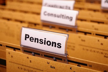 Image showing pensions