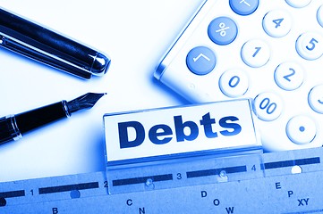 Image showing debt