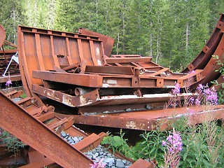 Image showing Rusty industrial junk