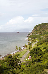 Image showing Oranje Bay Oranjestad beach St. Eustatlius