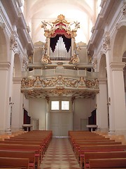 Image showing Majestic old organ in Dubrovnik cathedral