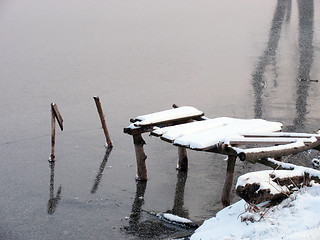 Image showing lake at winter