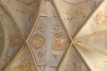 Image showing Ceiling of the church
