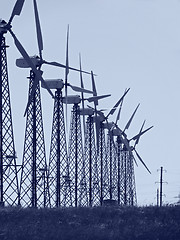 Image showing wind turbines