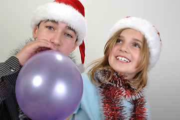 Image showing xmas children