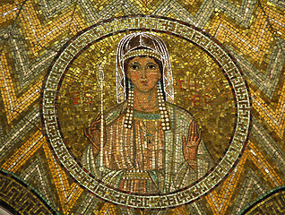 Image showing Esther, mosaic