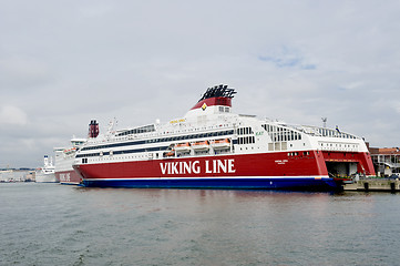 Image showing Scandinavian cruise sea ferry