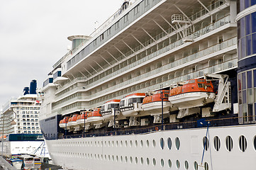 Image showing Scandinavian cruise ship