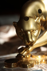 Image showing Golden Jaguar Figurine