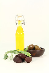 Image showing fresh Olive oil