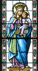 Image showing Virgin Mary and baby Jesus