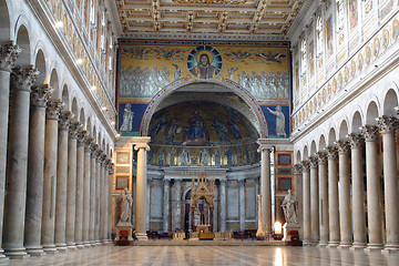 Image showing Basilica of Saint Paul Outside the Walls