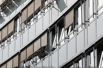 Image showing curved window fassade