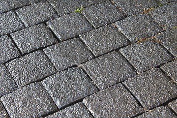 Image showing brick street texture