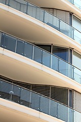 Image showing modern balcony fassade