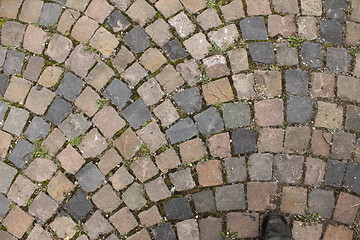 Image showing brick street texture