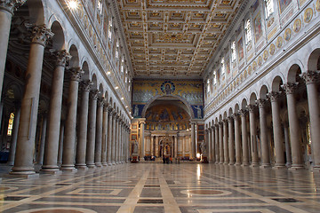 Image showing Basilica of Saint Paul Outside the Walls