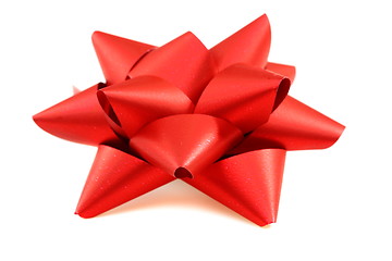 Image showing Decorative gift ribbon close up.