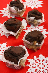 Image showing Chocolate muffins.