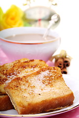 Image showing French toast for breakfast.