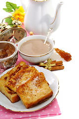 Image showing French toast for breakfast.