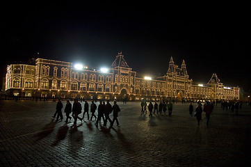 Image showing Red Square in the night