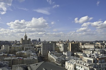 Image showing Moscow. Aerial view