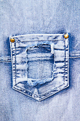 Image showing denim with a pocket