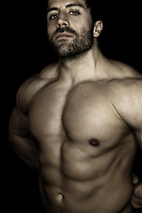 Image showing bodybuilding man