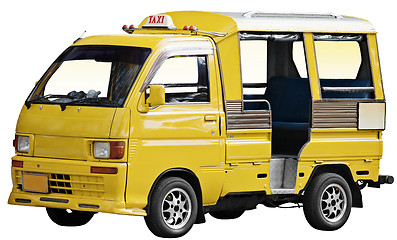 Image showing Taxi in Thailand - tuk tuk