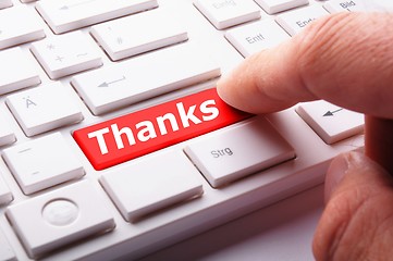 Image showing thank you