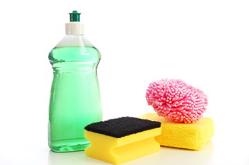 Image showing isolated cleaning supplies