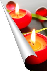 Image showing spa candle