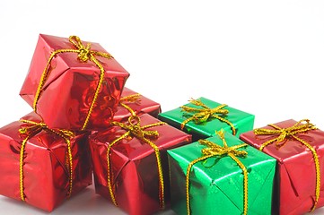 Image showing xmas or christmas present box