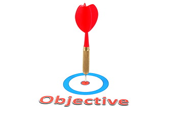 Image showing success concept with dart arrow