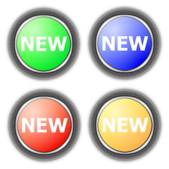 Image showing new button collection