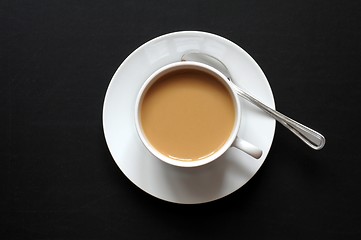 Image showing cup of coffee and copyspace