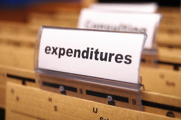 Image showing expenditures