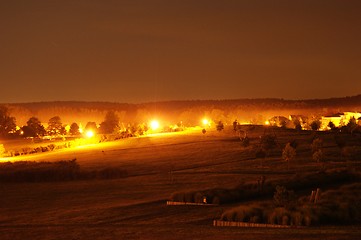 Image showing park at night