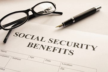 Image showing social security benefits