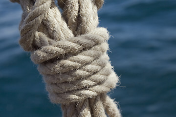 Image showing Knot on a rope