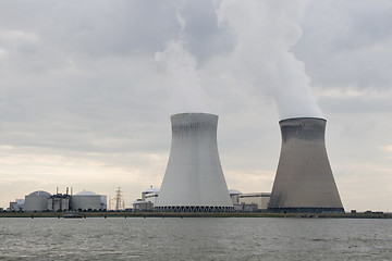 Image showing Doel nuclear station near Antwerpen, Belgium