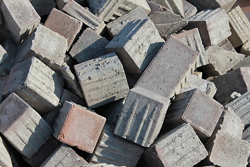 Image showing beton bricks texture