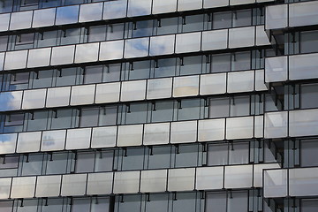 Image showing modern cloud window building