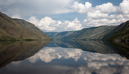 Image showing View on Siberian mountain  Lake