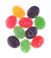 Image showing Colorful Jelly Candy as Background 