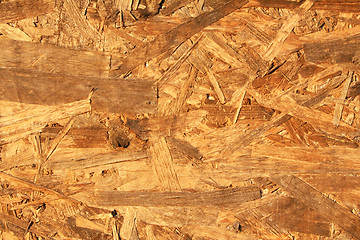 Image showing Wooden chipboard as background 