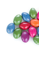 Image showing easter eggs isolated